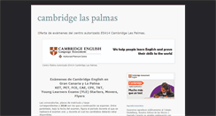 Desktop Screenshot of cambridgelaspalmas.org