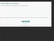 Tablet Screenshot of cambridgelaspalmas.org